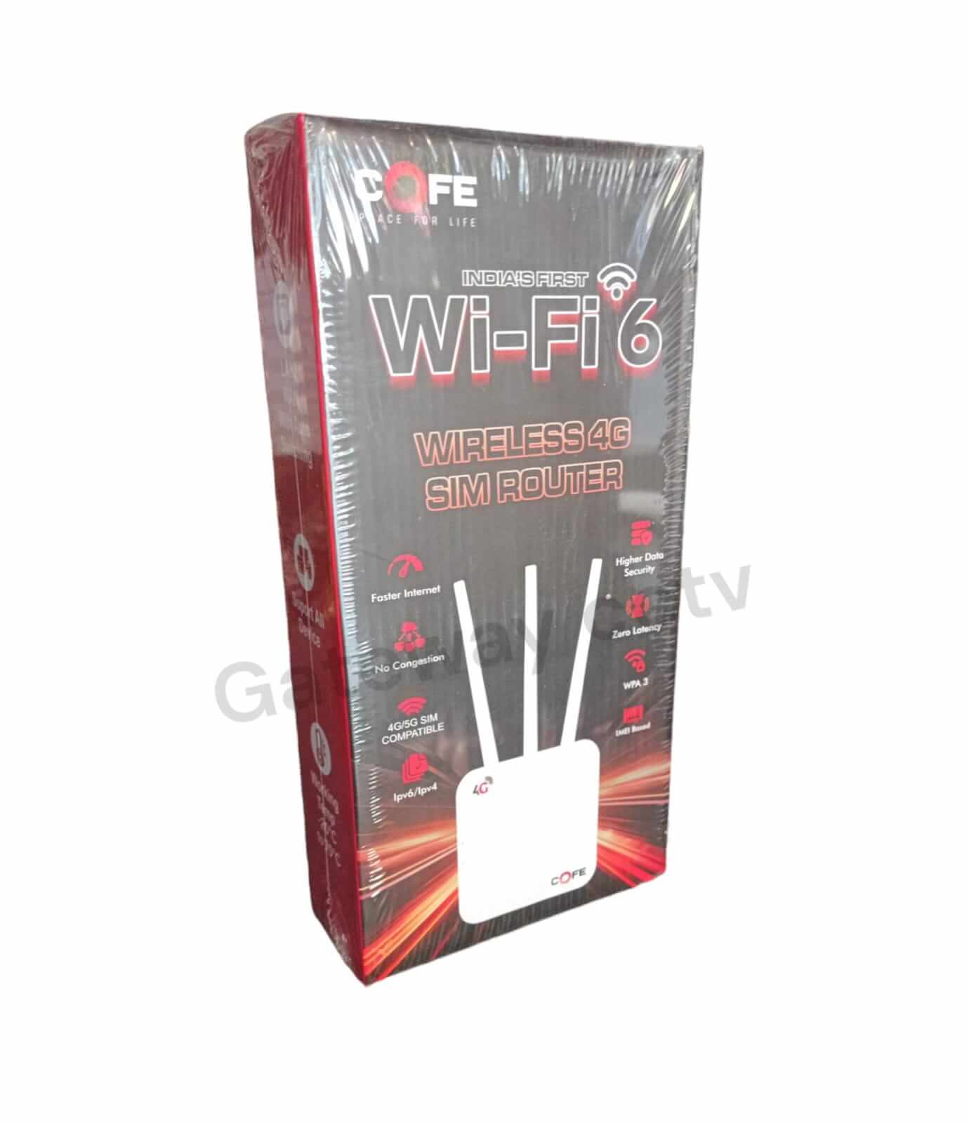 COFE 4G ROUTER LAN+WIFI MODEL CF 903 - 3 ANTENNA  WITH ADAPTER WIFI-6